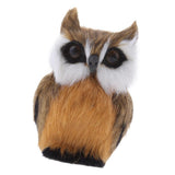 Max Mini Simulation Owl Animal Home Decoration Simulation Artificial Owl Middle