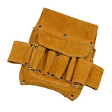 Max Large Electrical Tool Bag Waist Hanging Belt Holder Storage Organizer Brown