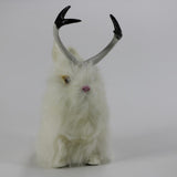 Max Realistic Artificial Rabbit Lifelike Easter Furry Animal Figurine White