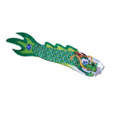 Max Creative Dragon Flag Outdoor Windsock Carp Streamer Hanging Decor Green
