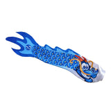 Max Creative Dragon Flag Outdoor Windsock Carp Streamer Hanging Decor Blue
