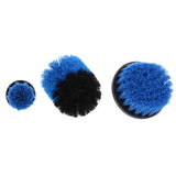 Max 3PCS Tile Grout Cleaning Drill brush Scrub Brush Drill Attachment Kit Blue