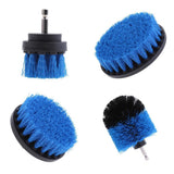 Max Power Scrubber Cleaning Drill Brush Tub Cleaner Blue Medium Brush 2inch
