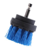 Max Power Scrubber Cleaning Drill Brush Tub Cleaner Blue Medium Brush 2inch
