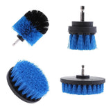 Max Power Scrubber Cleaning Drill Brush Tub Cleaner Blue Medium Brush 2inch