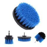 Max Power Scrubber Cleaning Drill Brush Tub Cleaner Blue Medium Brush 2inch