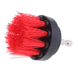 Max Power Scrubber Cleaning Drill Brush Tub Cleaner Red Thick Brush 2inch