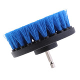 Max Power Scrubber Cleaning Drill Brush Tub Cleaner Blue Medium Brush 4inch