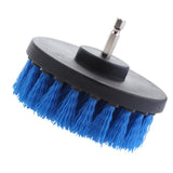Max Power Scrubber Cleaning Drill Brush Tub Cleaner Blue Medium Brush 4inch