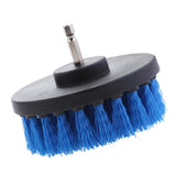 Max Power Scrubber Cleaning Drill Brush Tub Cleaner Blue Medium Brush 4inch