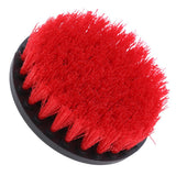 Max Power Scrubber Cleaning Drill Brush Tub Cleaner Red Thick Brush 5inch