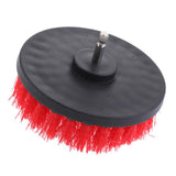 Max Power Scrubber Cleaning Drill Brush Tub Cleaner Red Thick Brush 5inch
