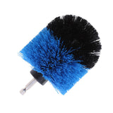 Max Power Scrubber Cleaning Drill Brush Tub Cleaner Blue Medium Brush 3.5inch