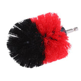 Max Power Scrubber Cleaning Drill Brush Tub Cleaner Red Thick Brush 3.5inch