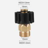Max Pressure Washer Twist Connect M22M X M22F Solid Brass Coupling Adapter C