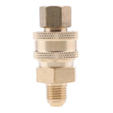 Max Quick Release Nozzle Pressure Washer Hose Adaptor Connector Nozzle Gold B