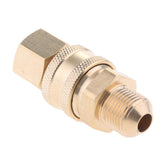 Max Quick Release Nozzle Pressure Washer Hose Adaptor Connector Nozzle Gold E
