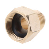 Max Pressure Washer Swivel Brass Hose Adapter Connector 22mm F to 18mm M