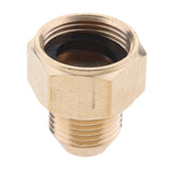 Max Pressure Washer Swivel Brass Hose Adapter Connector 22mm F to 18mm M