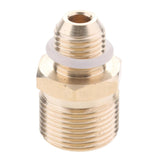 Max Pressure Washer Swivel Brass Hose Adapter Connector 22mm M to 14mm Male