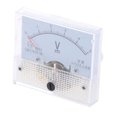 Max 85C1 DC Rectangle Ammeter Amp Current Tester Analog Panel Voltmeter 0-5 V