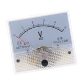 Max 85C1 DC Rectangle Ammeter Amp Current Tester Analog Panel Voltmeter 0-5 V