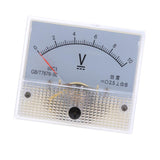 Max 85C1 DC Rectangle Ammeter Amp Current Tester Analog Panel Voltmeter 0-10 V