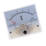 Max 85C1 DC Rectangle Ammeter Amp Current Tester Analog Panel Voltmeter 0-10 V