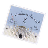 Max 85C1 DC Rectangle Ammeter Amp Current Tester Analog Panel Voltmeter 0-15 V