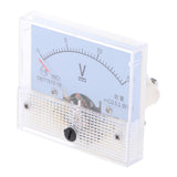 Max 85C1 DC Rectangle Ammeter Amp Current Tester Analog Panel Voltmeter 0-15 V