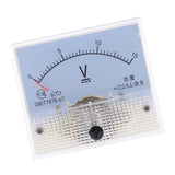 Max 85C1 DC Rectangle Ammeter Amp Current Tester Analog Panel Voltmeter 0-15 V