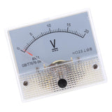 Max 85C1 DC Rectangle Ammeter Amp Current Tester Analog Panel Voltmeter 0-20 V