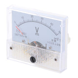 Max 85C1 DC Rectangle Ammeter Amp Current Tester Analog Panel Voltmeter 0-50 V