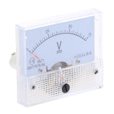 Max 85C1 DC Rectangle Ammeter Amp Current Tester Analog Panel Voltmeter 0-75 V