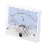 Max 85C1 DC Rectangle Ammeter Amp Current Tester Analog Panel Voltmeter 0-75 V