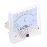 Max 85C1 DC Rectangle Ammeter Amp Current Tester Analog Panel Voltmeter 0-100 V