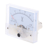 Max 85C1 DC Rectangle Ammeter Amp Current Tester Analog Panel Voltmeter 0-100 V