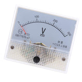 Max 85C1 DC Rectangle Ammeter Amp Current Tester Analog Panel Voltmeter 0-300 V