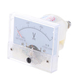 Max 85C1 DC Rectangle Ammeter Amp Current Tester Analog Panel Voltmeter 0-300 V