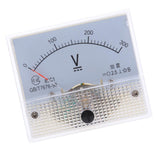 Max 85C1 DC Rectangle Ammeter Amp Current Tester Analog Panel Voltmeter 0-300 V