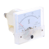 Max 85C1 DC Rectangle Ammeter Amp Current Tester Analog Panel Voltmeter 0-300 V