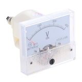 Max 85C1 DC Rectangle Ammeter Amp Current Tester Analog Panel Voltmeter 0-450 V
