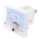 Max 85C1 DC Rectangle Ammeter Amp Current Tester Analog Panel Voltmeter 0-500 V
