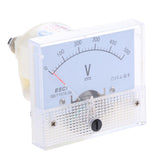 Max 85C1 DC Rectangle Ammeter Amp Current Tester Analog Panel Voltmeter 0-500 V