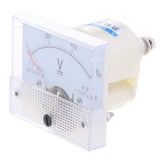 Max 85C1 DC Rectangle Ammeter Amp Current Tester Analog Panel Voltmeter 0-600 V