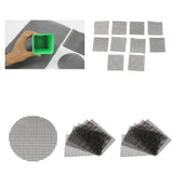 Max Plastic Drainage Mesh Sheet Bonsai Flowerpot Bottom Net Bug Pest Control 30 x 20 cm 5pcs