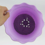 Max Plastic Drainage Mesh Sheet Bonsai Flowerpot Bottom Net Bug Pest Control 8 cm 10pcs