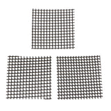 Max Plastic Drainage Mesh Sheet Bonsai Flowerpot Bottom Net Bug Pest Control 5 .2 x 5.2 cm 10 pcs