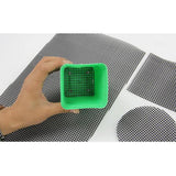 Max Plastic Drainage Mesh Sheet Bonsai Flowerpot Bottom Net Bug Pest Control 5 .2 x 5.2 cm 10 pcs