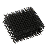 Max Plastic Drainage Mesh Sheet Bonsai Flowerpot Bottom Net Bug Pest Control 5 .2 x 5.2 cm 10 pcs